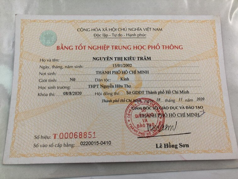 Ảnh minh họa: Làm bằng cấp 3 tại Thái Bình