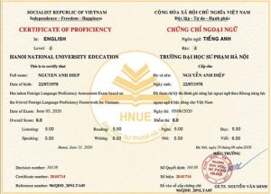 Làm Chứng Chỉ Tiếng Anh Chất Lượng Cao Tại Làm Bằng Nhanh
