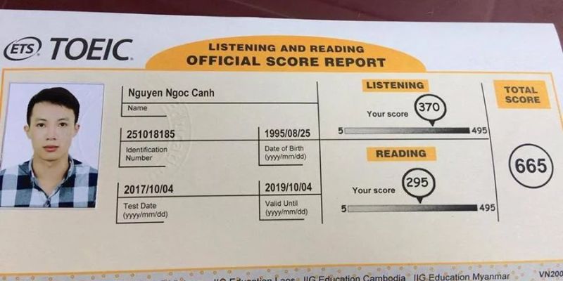 Làm chứng chỉ TOEIC lấy nhanh